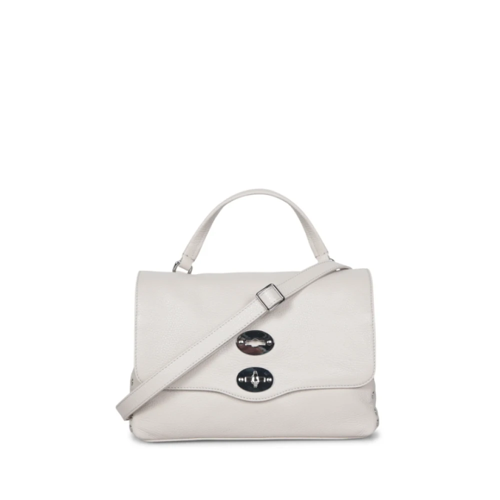 Zanellato Grijze leren handtas Elegant en veelzijdig Gray Dames