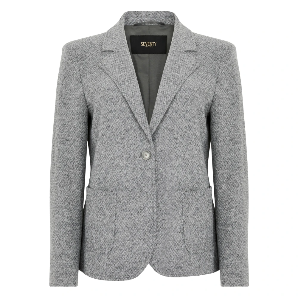 Seventy Grijze Stijlvolle Jassen voor Mannen Gray Dames