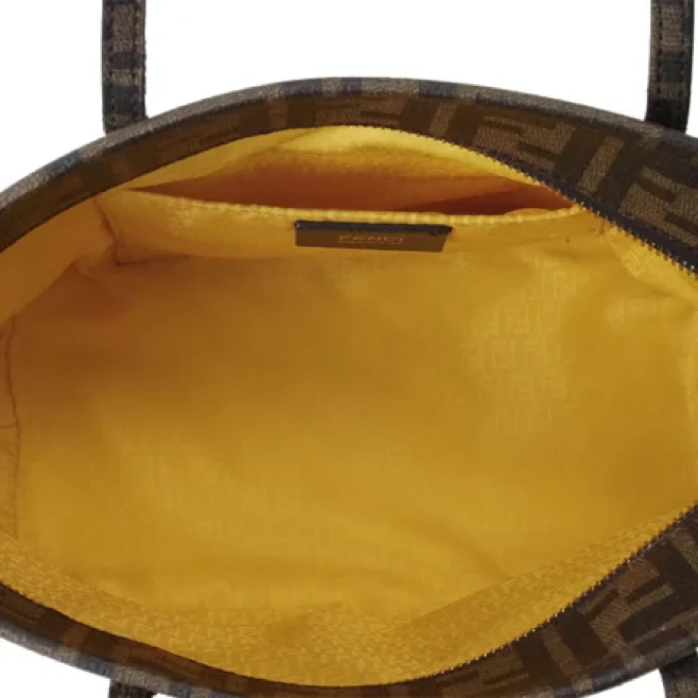 Fendi Vintage Pre-owned Plastic fendi-bags Brown Dames