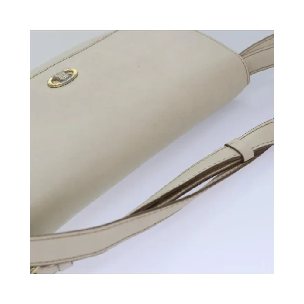 Celine Vintage Pre-owned Leather celine-bags White Dames