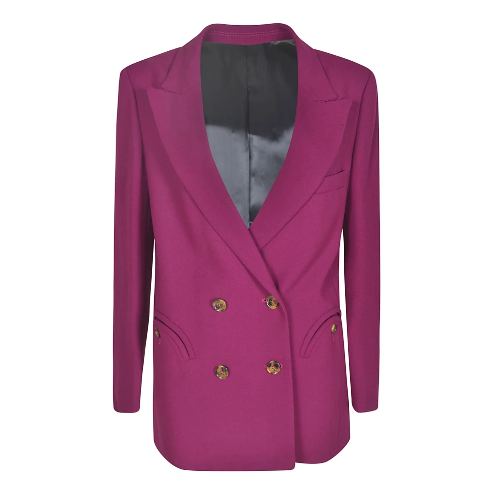 Blazé Milano Paarse Jas voor Stijlvolle Look Purple Dames