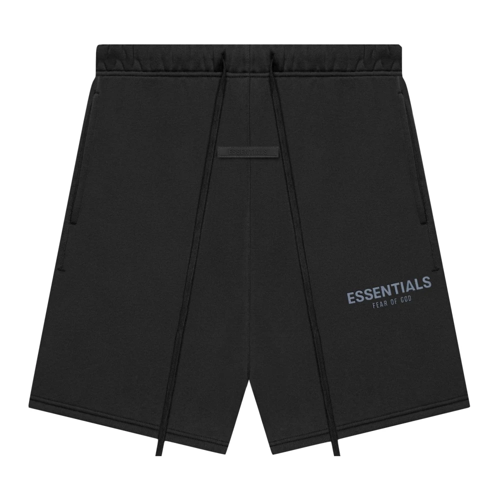 Fear Of God Zwarte Essentials Shorts Ss21 Black Heren