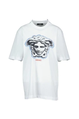 Medusa i relief grafisk T-shirt