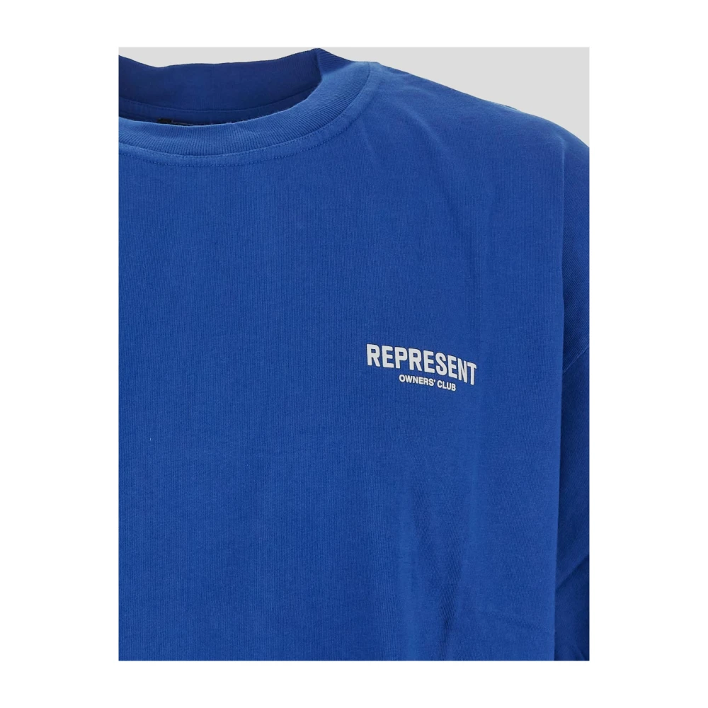 Represent Logo Tee for Style Blue Heren