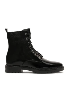 Klassiska lackläder krusidull sneakers