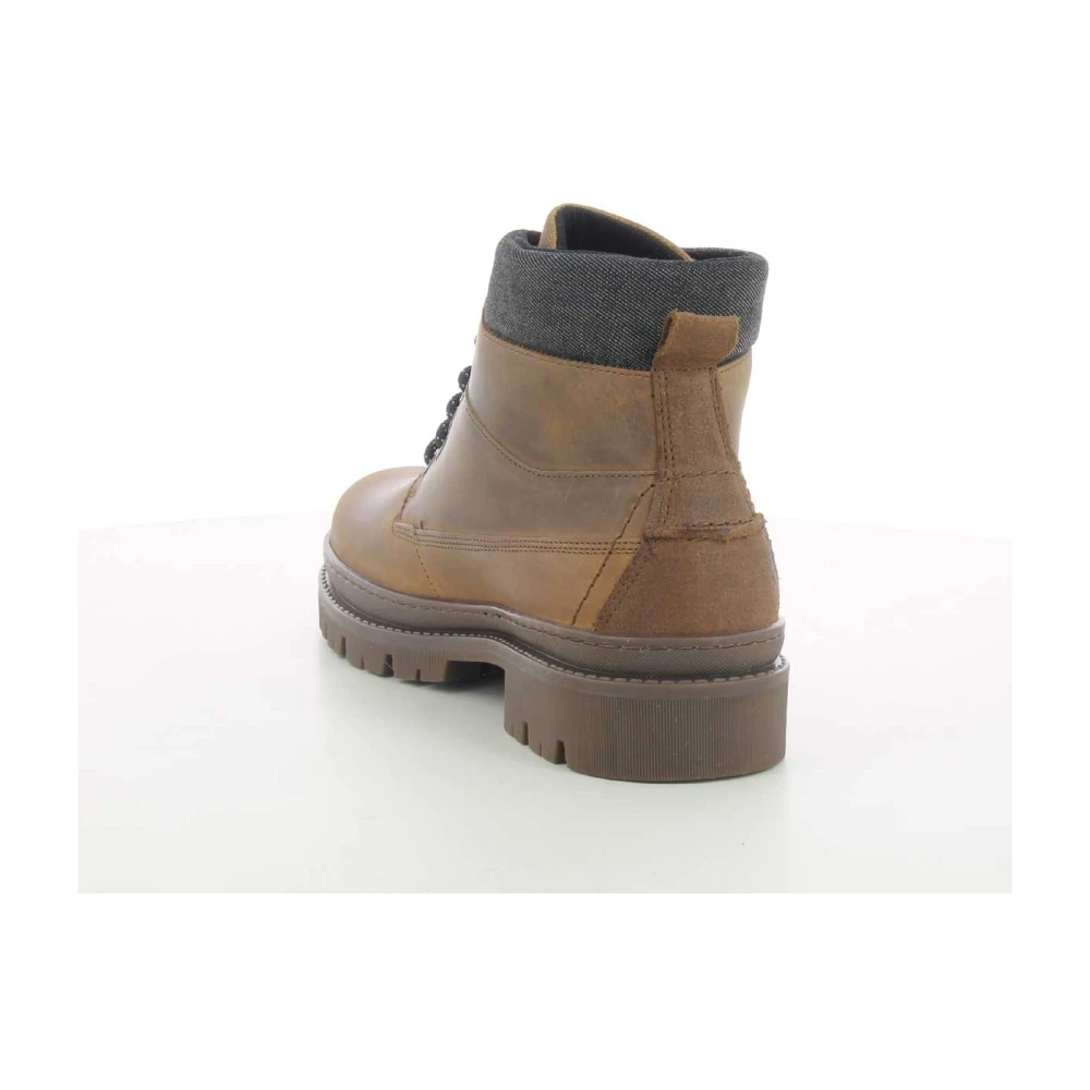 Bullboxer Stijlvolle Cognac Veterschoenen voor Heren Brown Heren