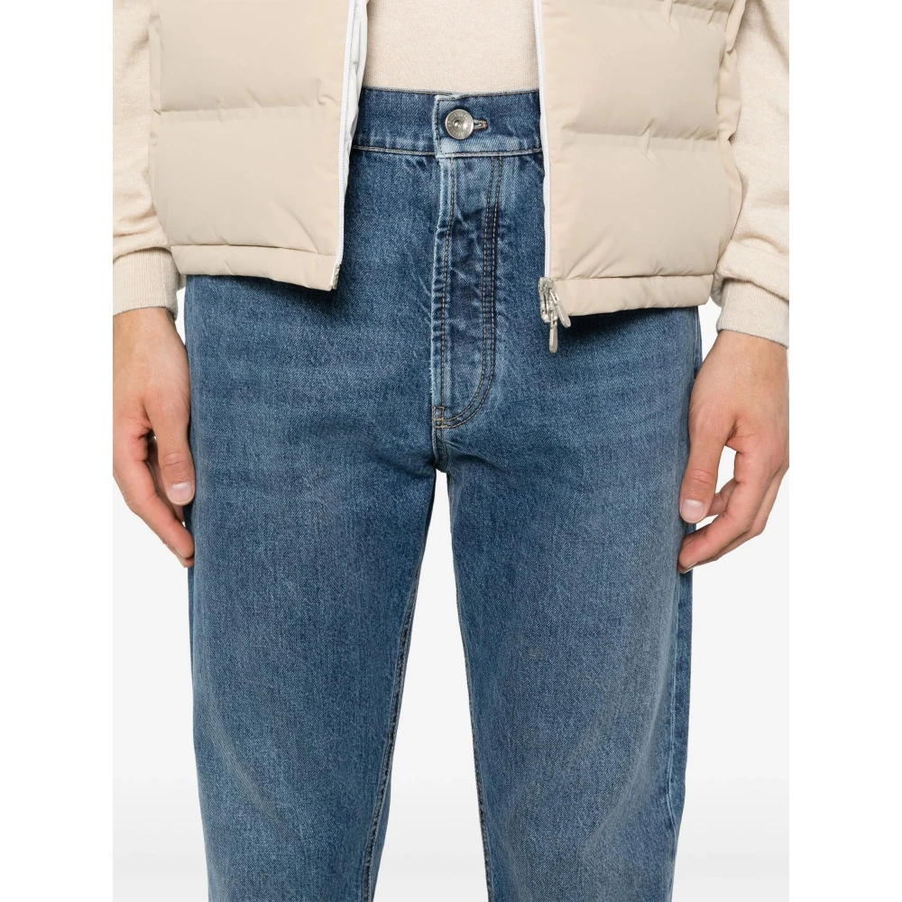 BRUNELLO CUCINELLI Denim Broek Blue Heren
