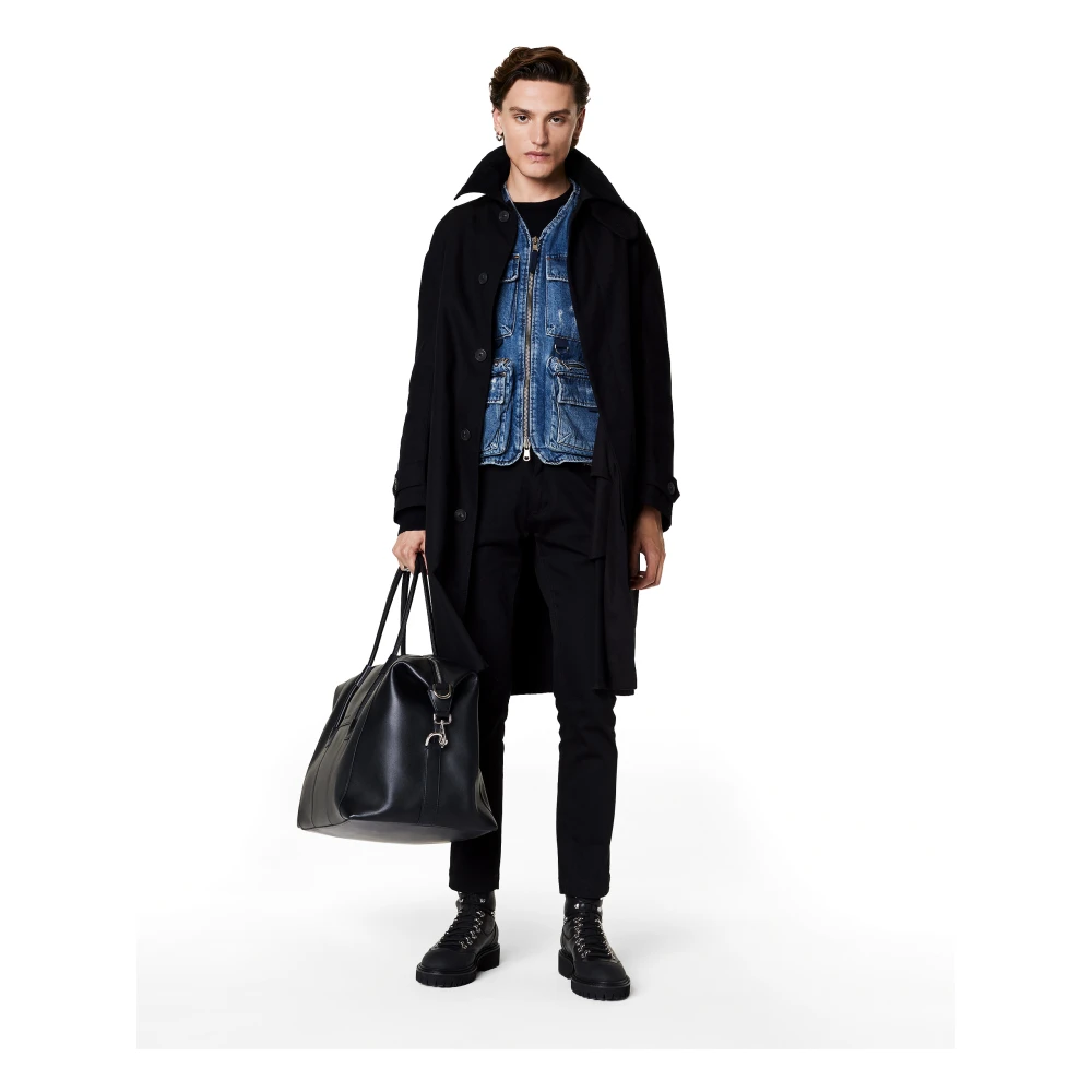 Kazar Studio Leren reistas Black Heren