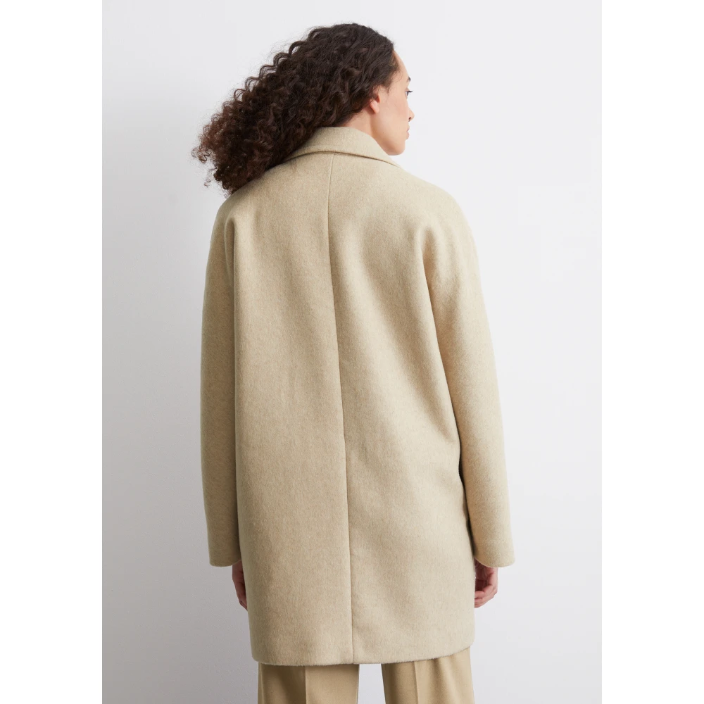 Marc O'Polo Caban jas relaxed Beige Dames