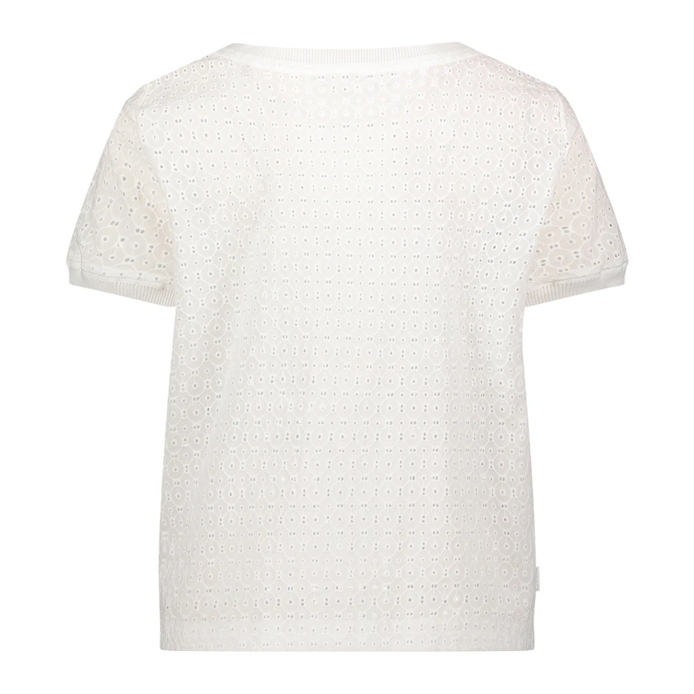 Betty & Co Kanten blouse shirt White Dames