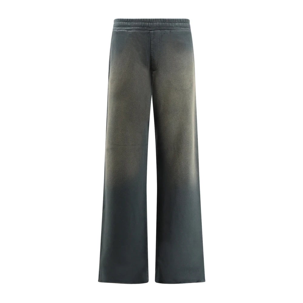 Golden Goose - Pantalones Casuales De Pierna Ancha De Algodón - Trousers - Hombre - Negro - S
