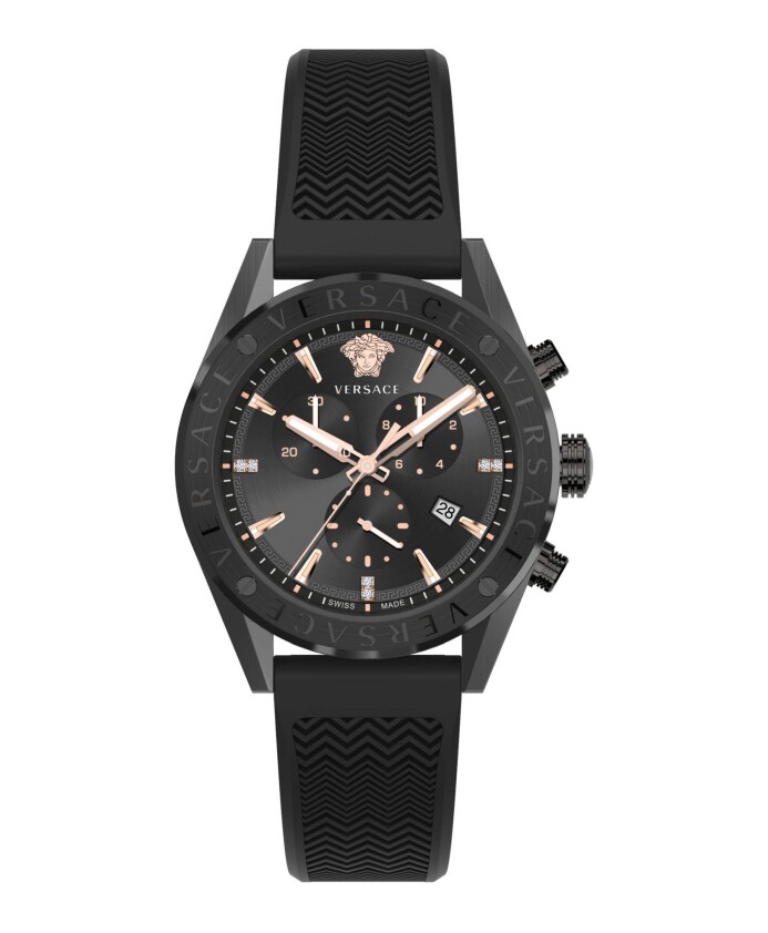 montre-chronographe-avec-bracelet-en-silicone