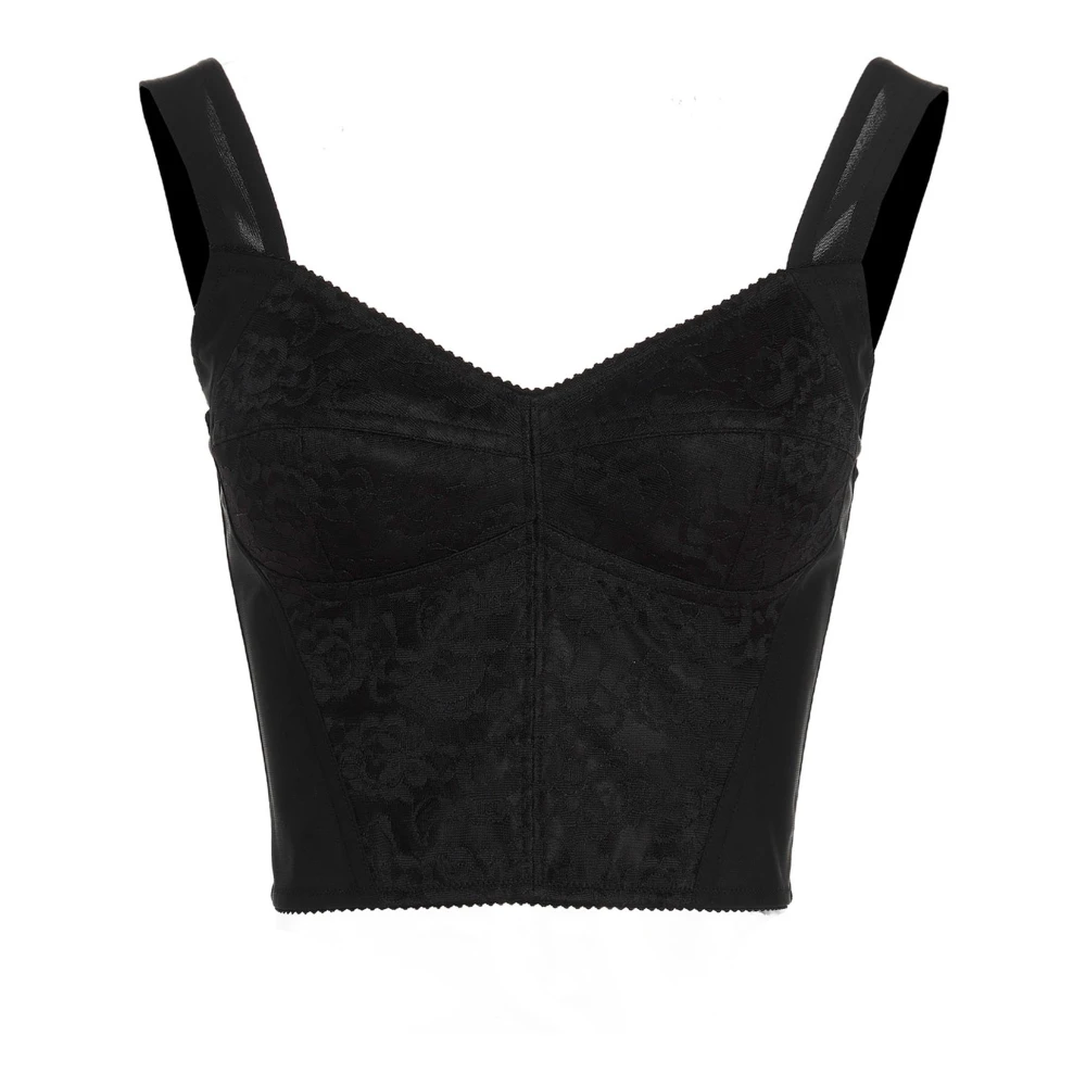 Dolce & Gabbana Women's Black Shaper Corset Bustier - Shapewear - Xs - Underwear