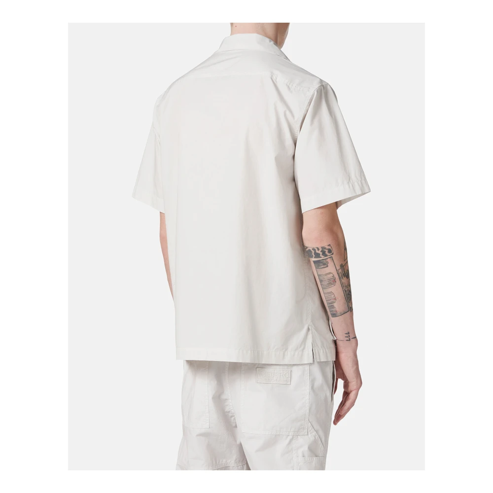 Iceberg Poederkleurig shirt korte mouw regular fit Beige Heren