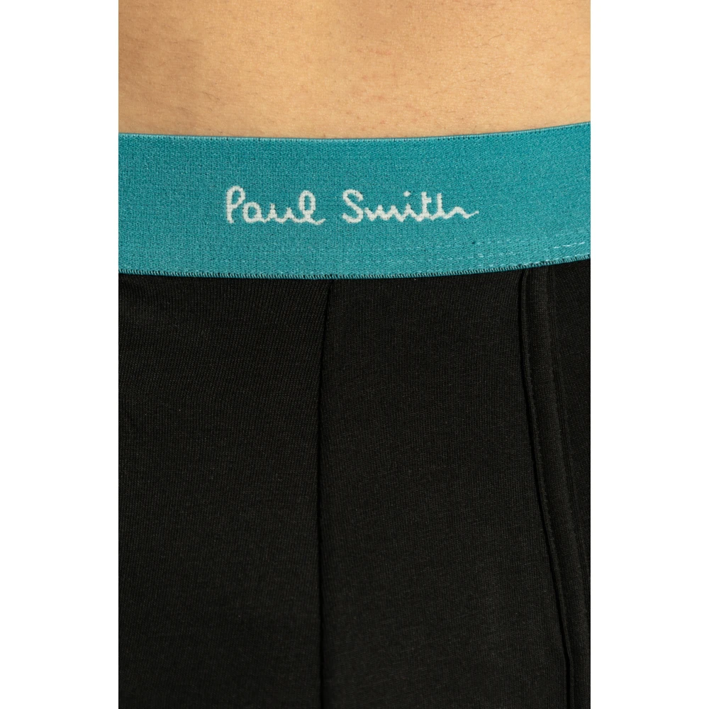 Paul Smith Driepak katoenen boxershorts Black Heren