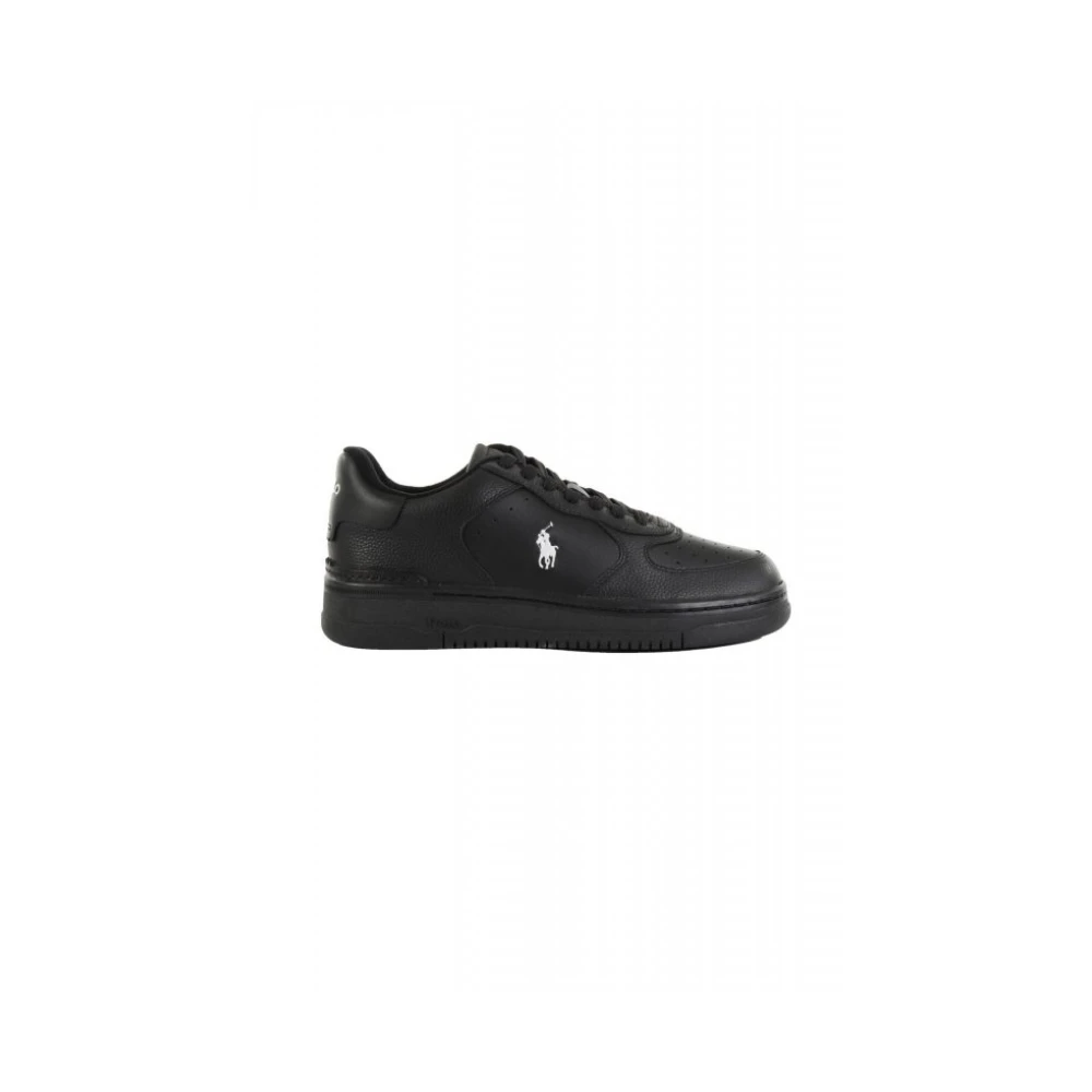 Ralph Lauren Men's Black Sneakers, 16 Uk, Masters Court
