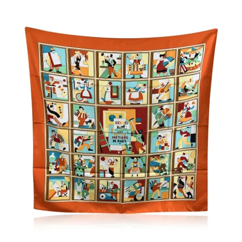 Pre-owned > Pre-owned Accessories > Pre-owned Scarves - - Hermès Vintage - Modalova