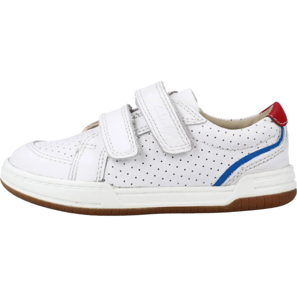 Clarks Pojkars Snygga Sneakers White, Pojke