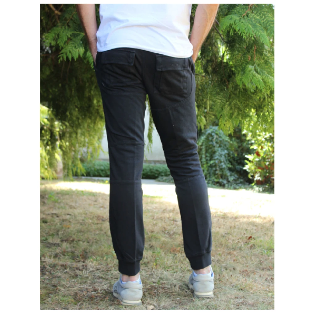 aeronautica militare Katoenen Anti-G Joggingbroek Black Heren