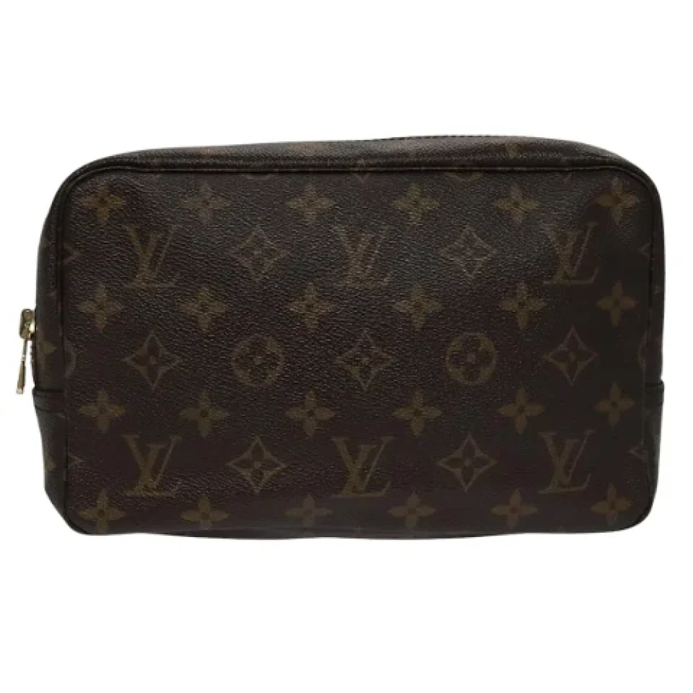 Louis Vuitton Vintage Pre-owned Canvas clutches Brown Dames