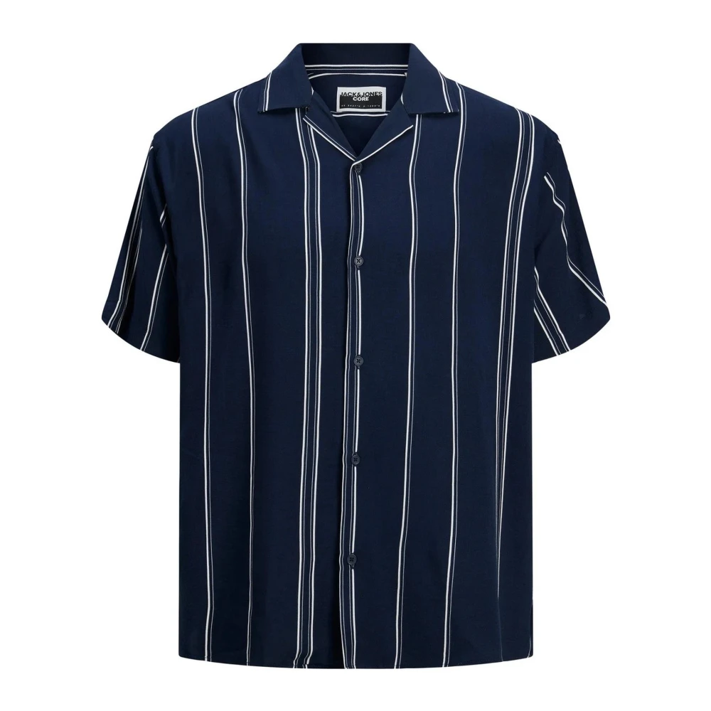 jack & jones Short Sleeve Shirts Blue Heren