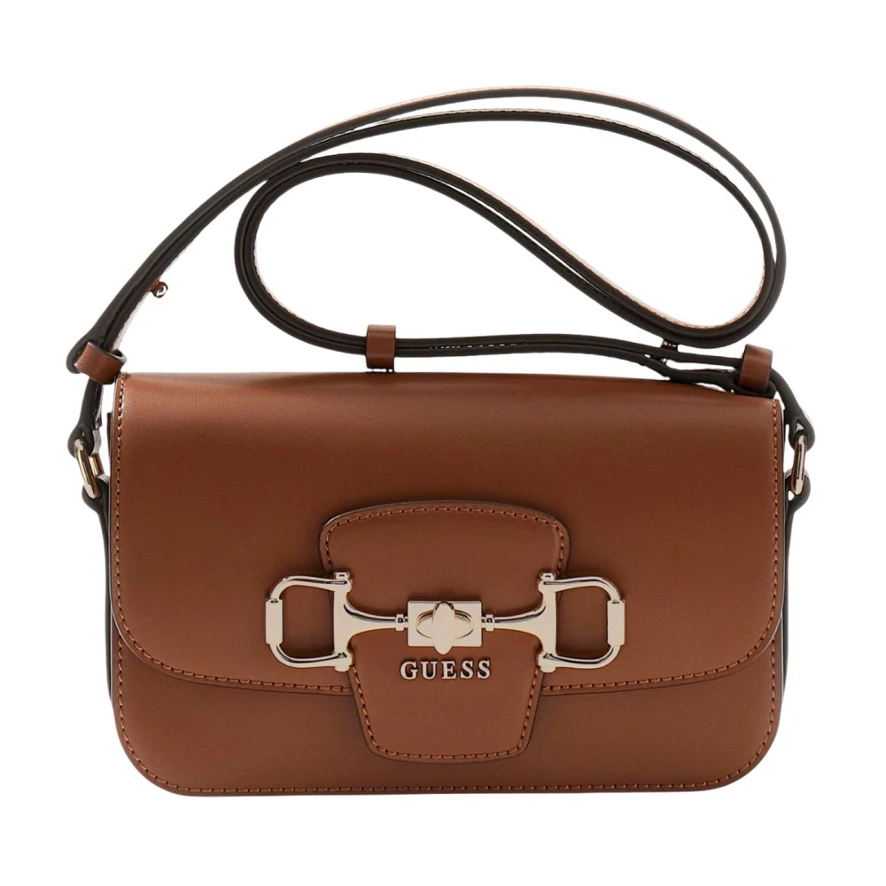 Guess Women's Brown Janie Convertible Xbody Flap - Shoulder Bags - One Size - Bags