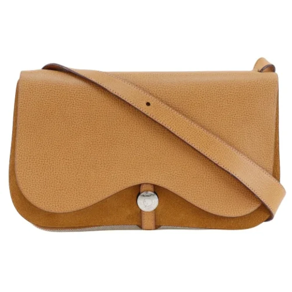 Hermès Vintage Pre-owned Canvas hermes-bags Brown Dames