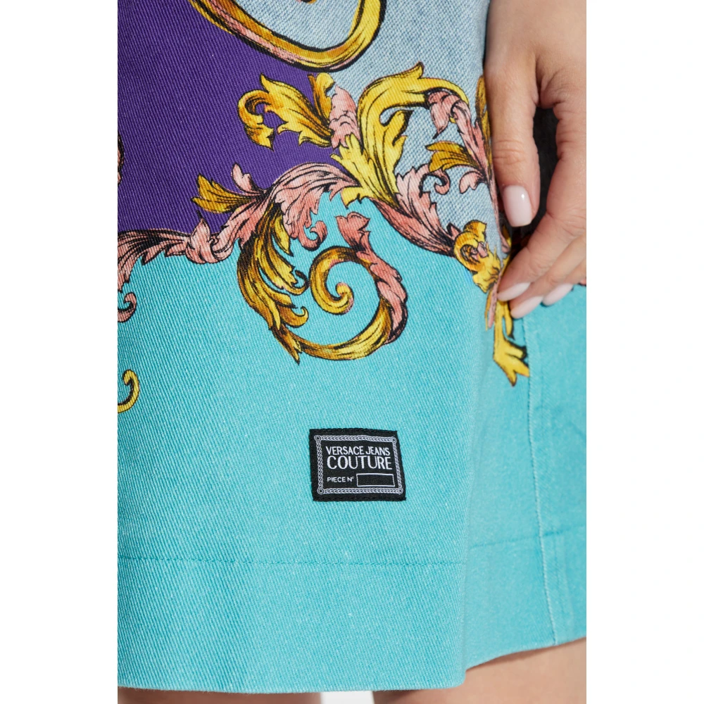 Versace Jeans Couture Jurk met bandjes Multicolor Dames