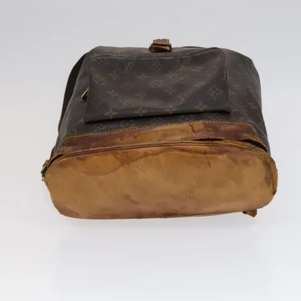 Louis Vuitton Vintage Pre-owned Canvas backpacks Brown Dames