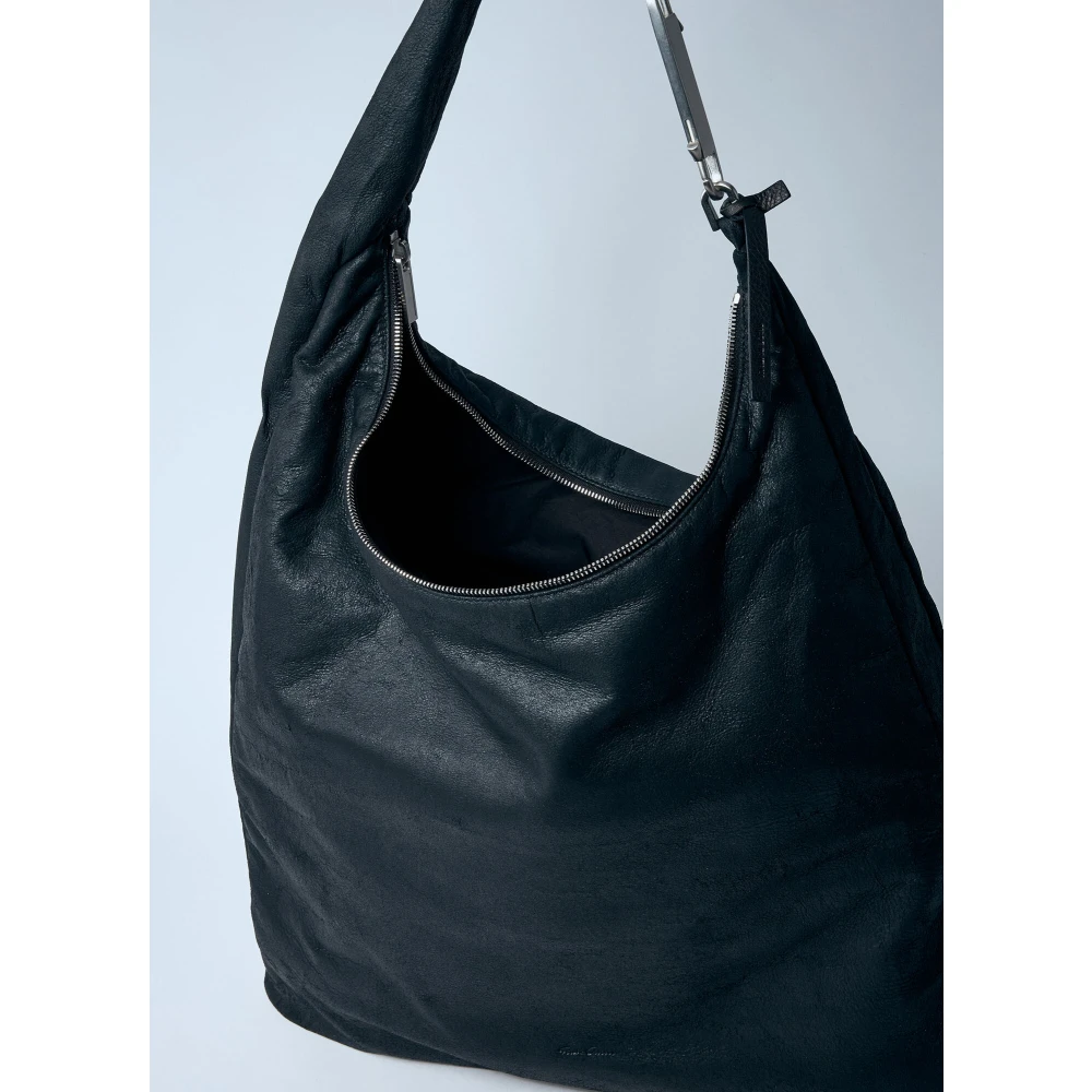 Rick Owens Suède Schoudertas Black Heren
