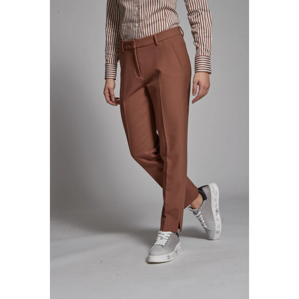 Via Masini 80 Stijlvolle Broek Brown Dames