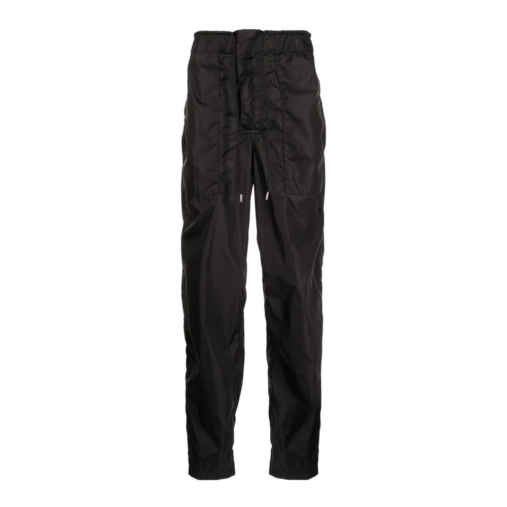 Ambush Men's Black Straight Trousers, M, Lightweight Track Trousers