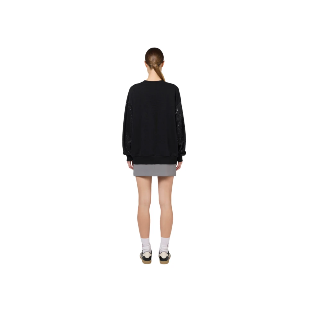 Elisabetta Franchi Zwarte Truien voor Vrouwen Black Dames