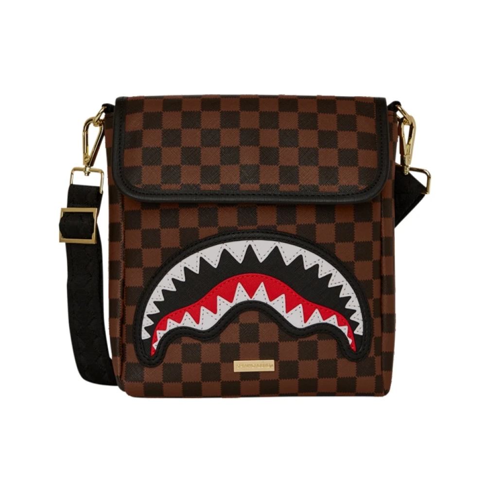 Sprayground Women's Brown Multicolored Messenger Bag Limited Edition - Cross Body Messenger - One Size - Bags