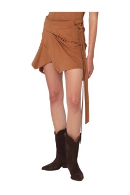 brown-mini-skirt-gonna