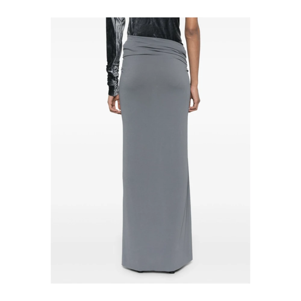 Rick Owens Stalen Poppy Rok Blue Dames