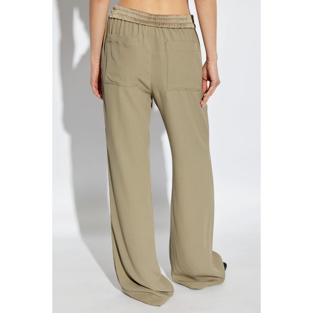Ami Paris Broek met riem Green Dames