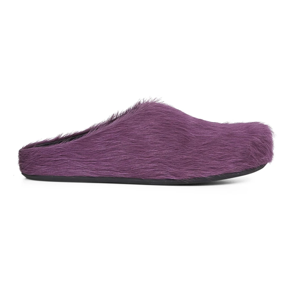 Marni Men's Purple Mules, 8 Uk, Fussbett Sabot