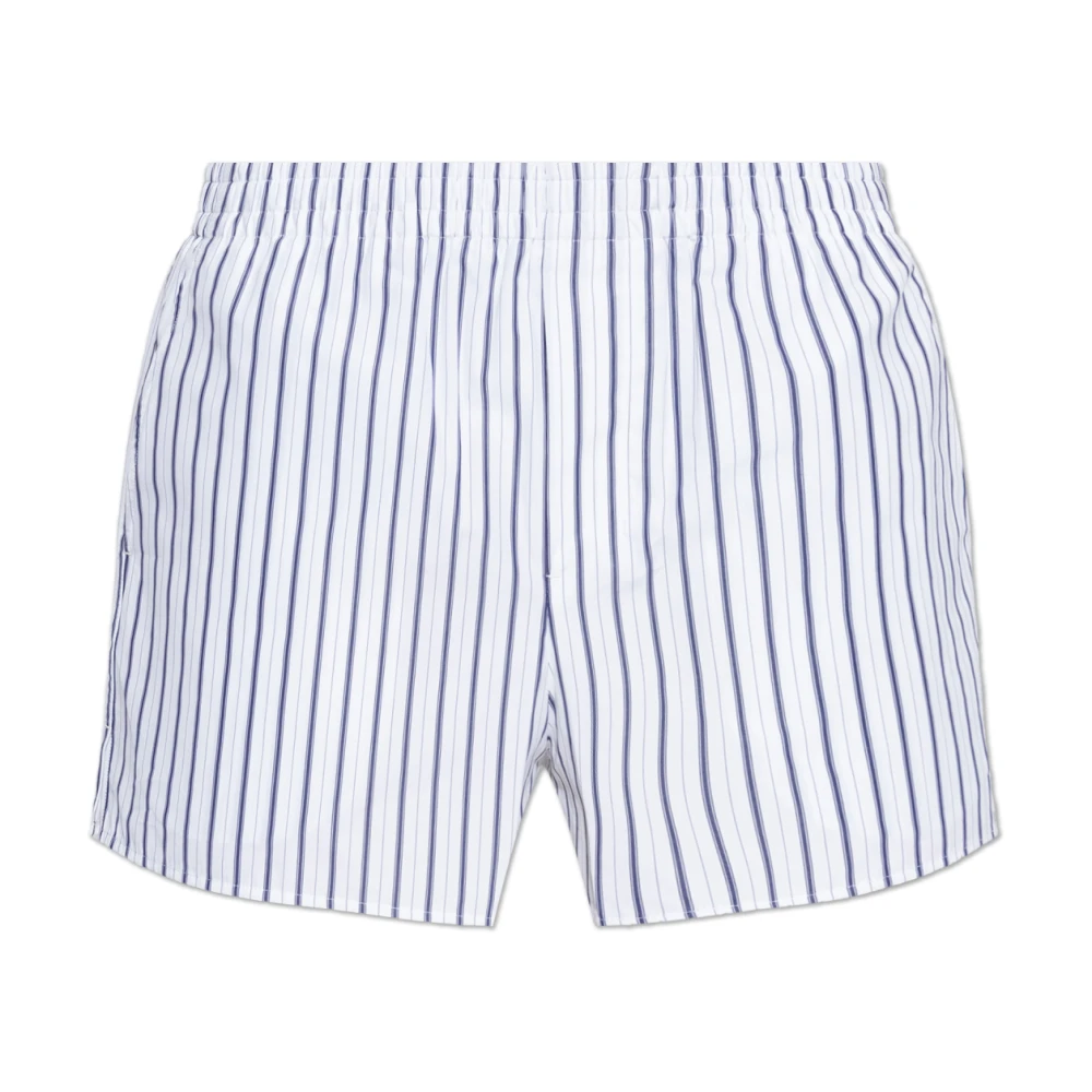 Ami Paris Uomo Bianco Pantaloncini, Xs, New,