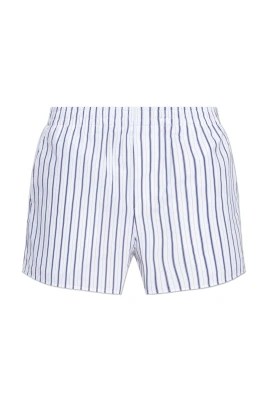 Randiga bomullsshorts