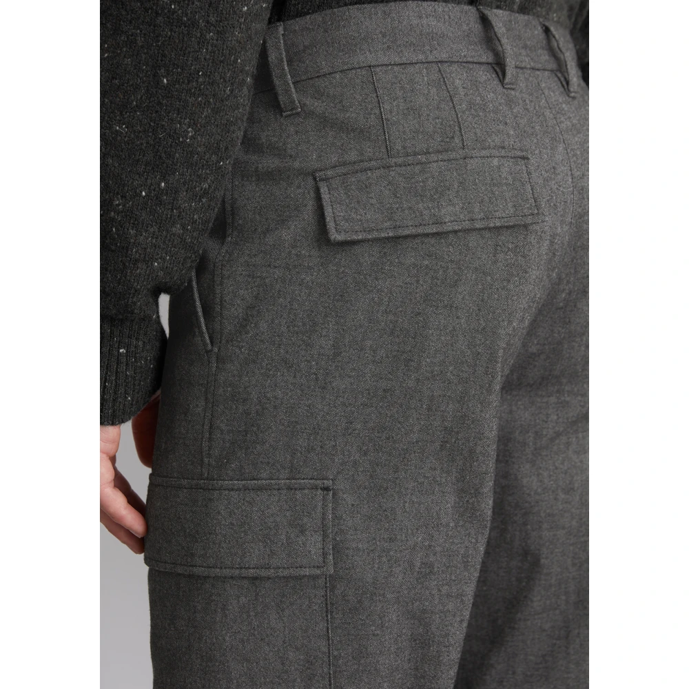 Marc O'Polo Cargo broek model Osby Cargo tapered Gray Heren