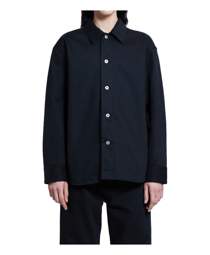 black-denim-classic-collar-shirt