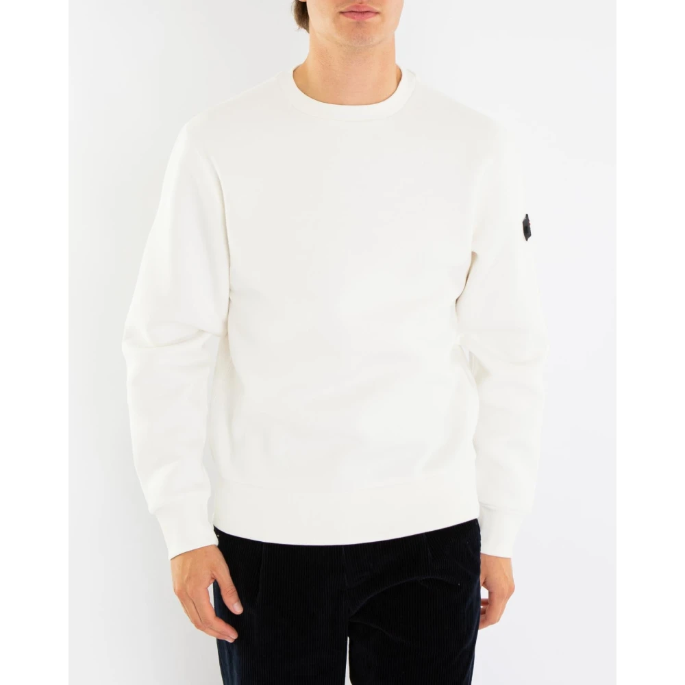 Peuterey Witte Sweater Heren Domak GR 2 White Heren