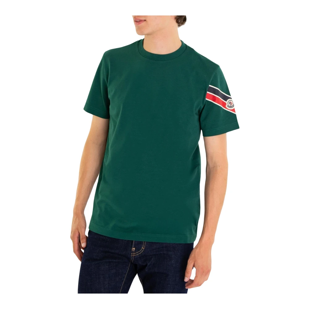 Moncler Heren Korte Mouw T-shirt Green Heren