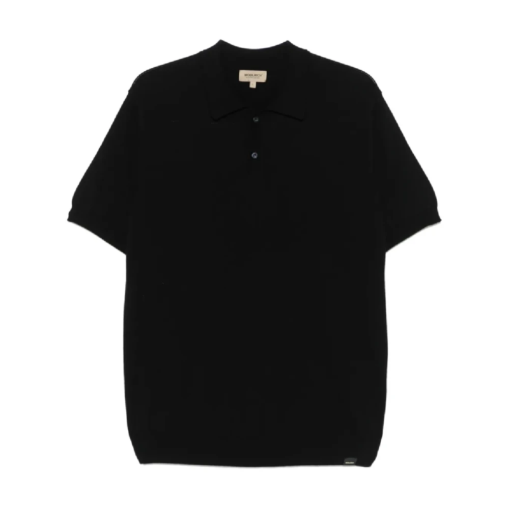 Woolrich Men's Black Polo Shirt - Polo Shirts - L - Tops