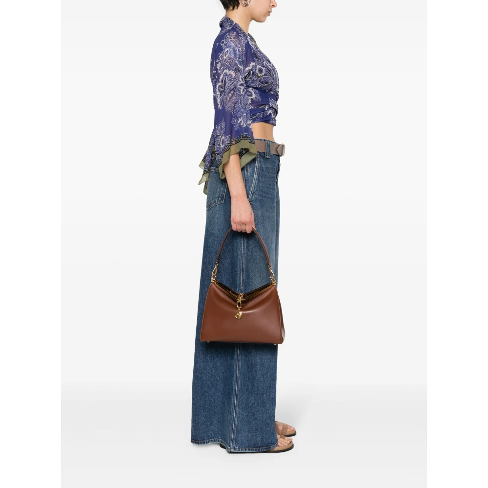 ETRO Stijlvolle Schoudertas Vela Brown Dames