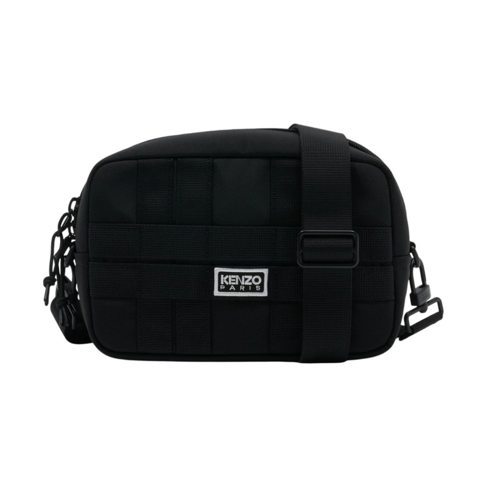 Kenzo Women's Black Cross Body Bags, One Size, Nylon Crossbody Bag