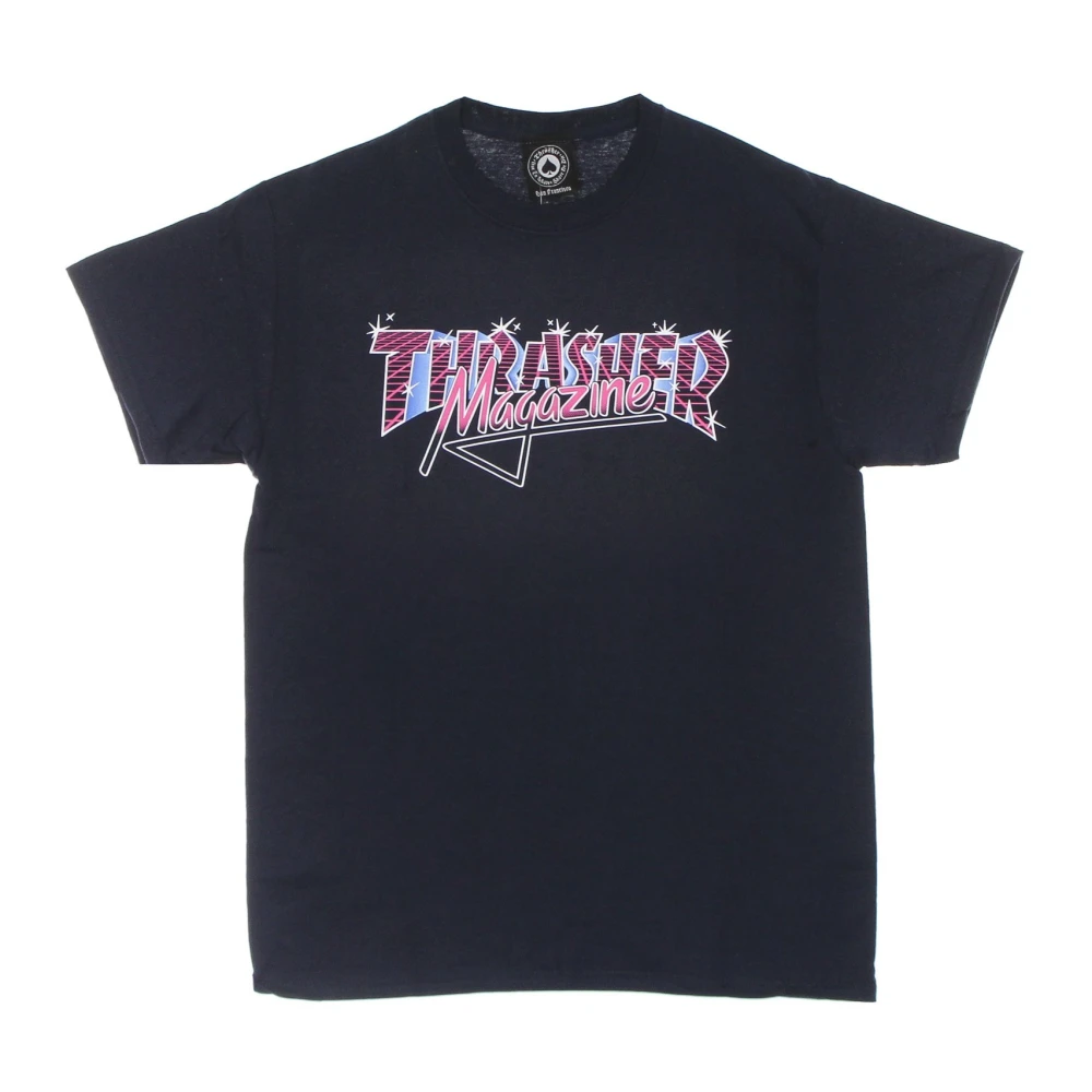 Thrasher Heren Vice Logo Tee Blue Heren