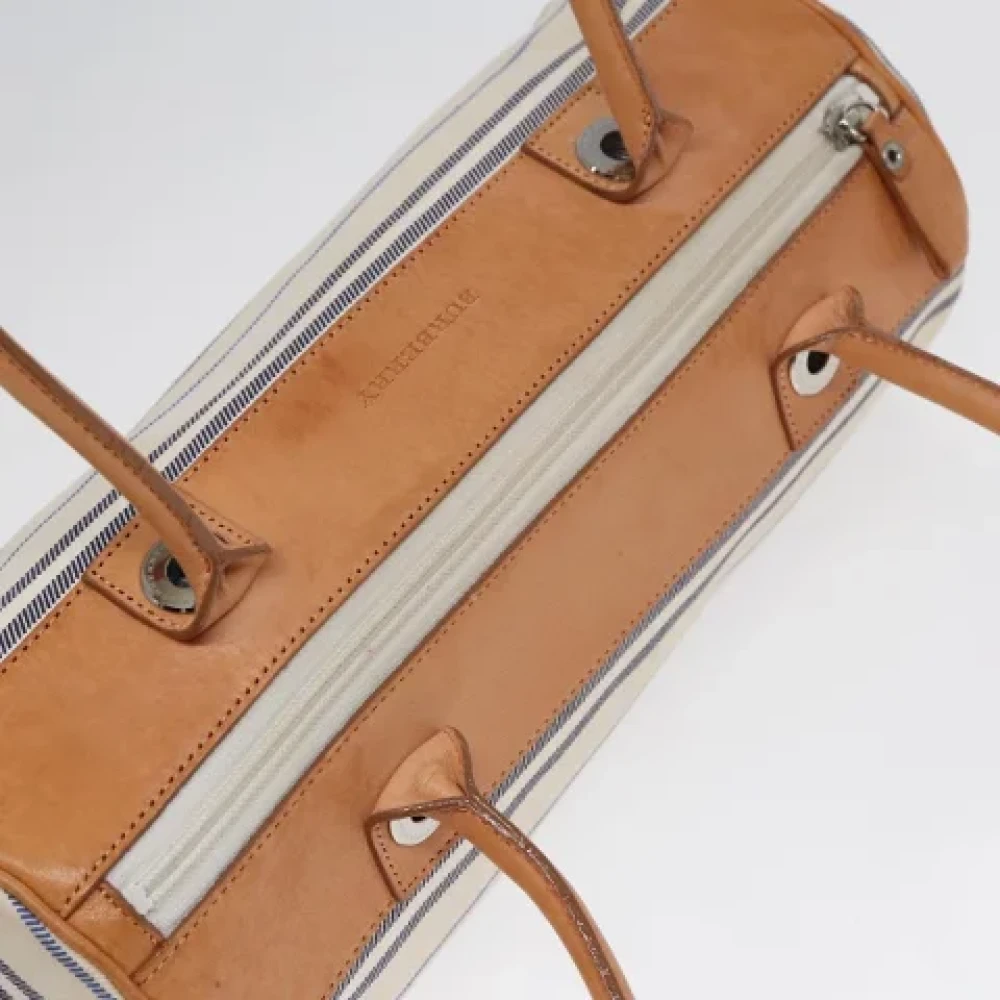 Burberry Vintage Pre-owned Canvas shoulder-bags White Dames
