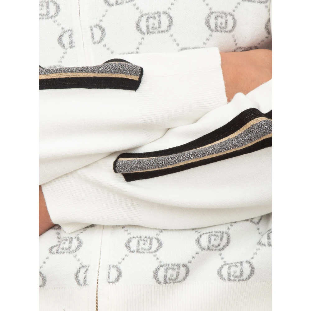 Liu Jo Witte Trui met Moderne Stijl White Dames